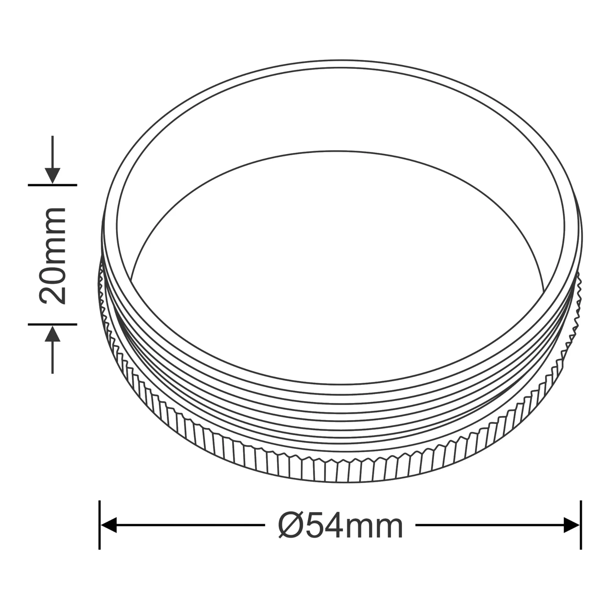 Benz 12 Tridonic Powered 12W 4000K 1200lm 12° CRI>90 LED Engine;350mA White Fixed Recessed Spotlight; Inner Glass cover; IP65